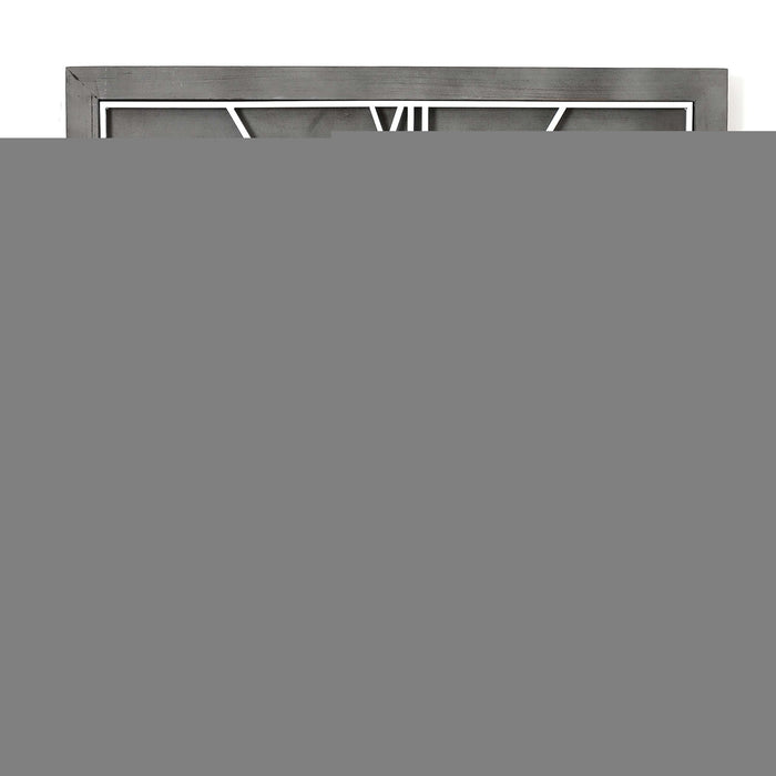 Williston Grey Square Wall Clock