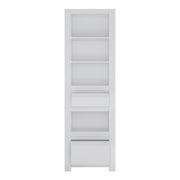 Novi 2 Drawer Bookcase in Alpine White