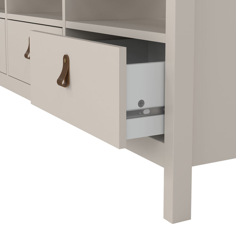Barcelona TV Unit 3 Drawers in Cashmere