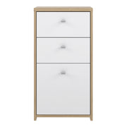 Best Chest Storage Cabinet 2 Drawers 1 Door in Artisan Oak/White