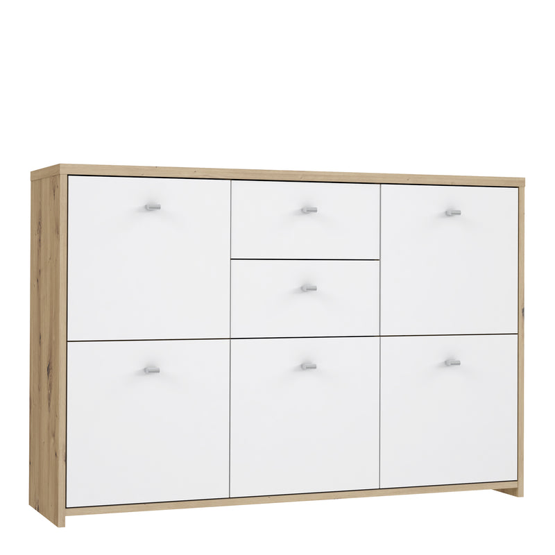 Best Chest Storage Cabinet with 2 Drawers and 5 Doors in Artisan