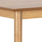 Barlow Bar Table in Matt Oak Included 2 Barlow Bar Stool in Matt Oak