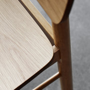 Barlow Bar Stool in Matt Oak Set of 2