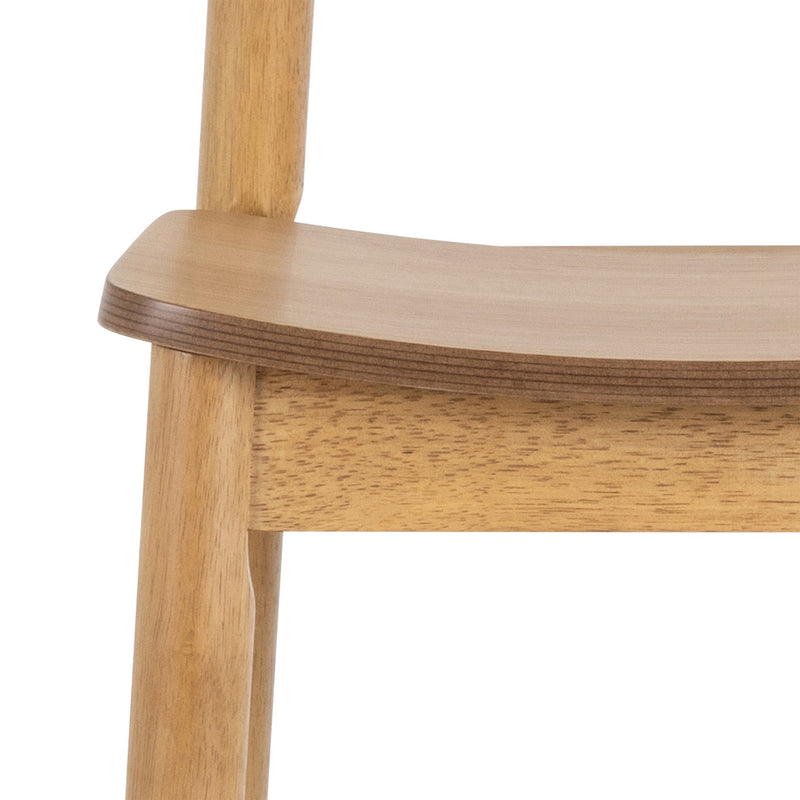 Barlow Bar Stool in Matt Oak Set of 2