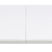 Belina Oval Dining Table in White & Oak