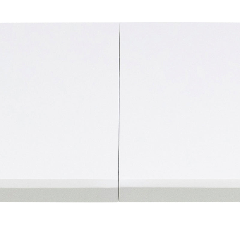 Belina Oval Dining Table in White & Oak