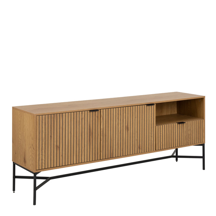 Jaipur Sideboard with 2 Doors and 1 Drawer in Wild Oak
