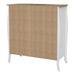 Baroque Sideboard 2 Doors 1 Drawer in Pure White Iced Coffee Lacquer