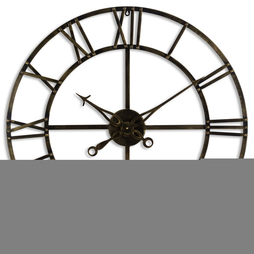 Small Antique Brass Skeleton Clock