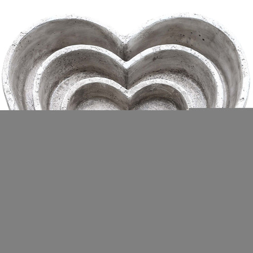 Set Of Three Large Stone Ceramic Dishes