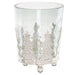 Noel Collection Small Christmas Tree Crackled Candle Holder
