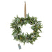 LED Winter Wreath With Eucalyptus And Lambs Ear