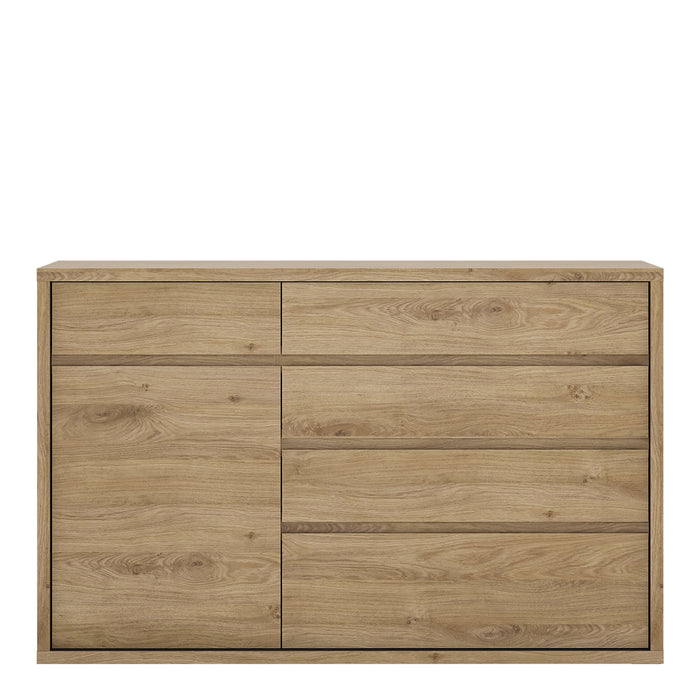 Shetland 1 Door 5 Drawer Cupboard