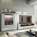 Toronto Low Glazed 2 Door Display Cabinet with Internal Shelves (inc. Plexi Lighting)