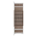 Toronto Tall Narrow Glazed Display Cabinet with Internal Shelves (inc. Plexi Lighting)