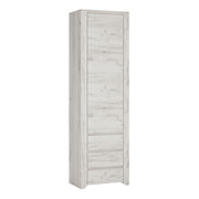 Angel Tall Narrow One Door 3 Drawer Narrow Cupboard