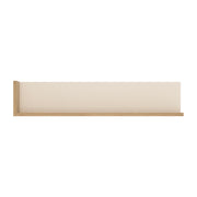 Lyon 120cm Wall Shelf in Riviera Oak/White