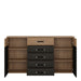 Monaco 2 Door 5 Drawer Wide Cupboard