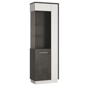 Zingaro Tall Glazed Display Cabinet