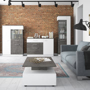 Zingaro Tall Glazed Display Cabinet (LH)