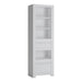 Novi 2 Drawer Bookcase in Alpine White