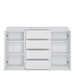 Fribo 2 Door 4 Drawer Sideboard in White