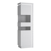 Lyon Tall Narrow Display Cabinet (LHD) (including LED lighting)