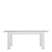 Lyon Large Extending Dining Table 160-200cm in White and High Gloss