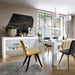 Lyon Large Extending Dining Table 160-200cm in White and High Gloss