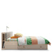Denim 120cm Headboard Extension in Light Walnut