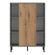Darwin Sideboard 1 Door in Green/Oak