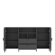 Arundel Sideboard 2 Door 2 Drawer in Green/Grey