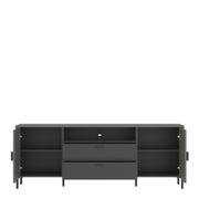 Arundel TV Cabinet 2 Door 2 Drawer 173cm wide 65cm High in Green/Grey