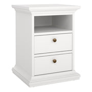 Paris Bedside 2 Drawers