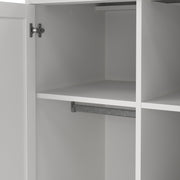 Paris Bedside 2 Drawers in Matt Grey
