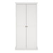 Paris Wardrobe with 2 Doors in White