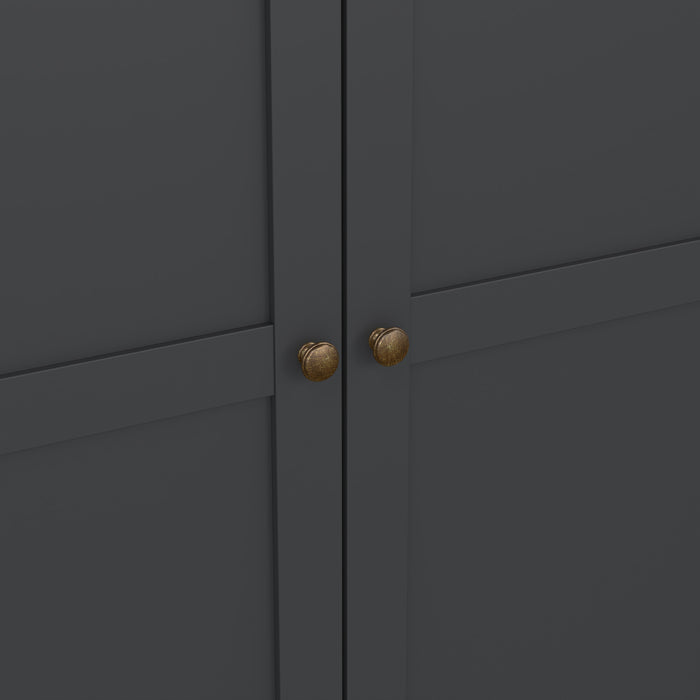 Paris Chest of 4 Drawers in Matt Grey