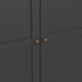 Paris Chest of 4 Drawers in Matt Grey