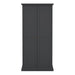 Paris Wardrobe with 2 Doors in Matt Grey