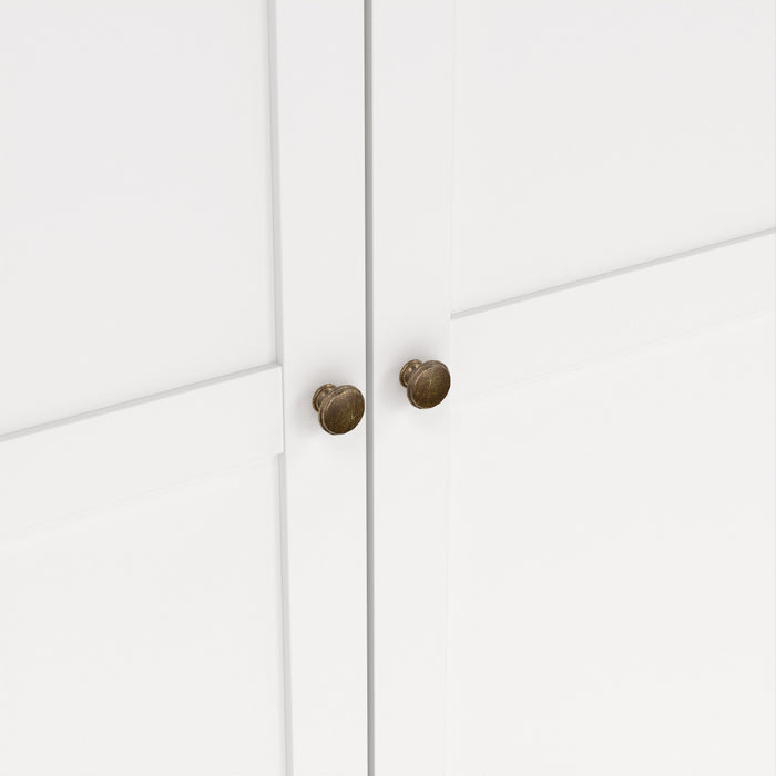 Paris Wardrobe with 2 Doors in Matt Grey