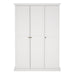 Paris Wardrobe with 3 Doors in White