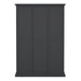 Paris Wardrobe with 3 Doors in Matt Grey