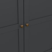 Paris Chest of 6 Drawers in Matt Grey
