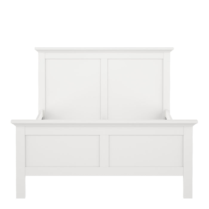 Paris Double Bed (140 x 200) in White
