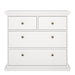 Paris Chest of 4 Drawers in White