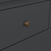 Paris Chest of 8 Drawers in Matt Grey