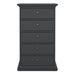 Paris Chest 5 Drawers in Matt Grey