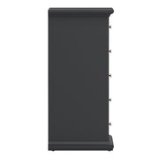 Paris Chest 5 Drawers in Matt Grey