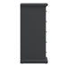 Paris Chest 5 Drawers in Matt Grey