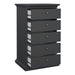 Paris Chest 5 Drawers in Matt Grey